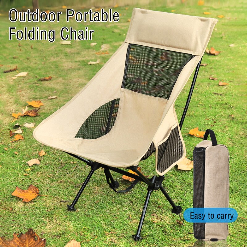 Outdoor Draagbare Camping Stoel Reizen Ultralight Klapstoel Strand Wandelen Picknick Bbq Seat Vissen Tools