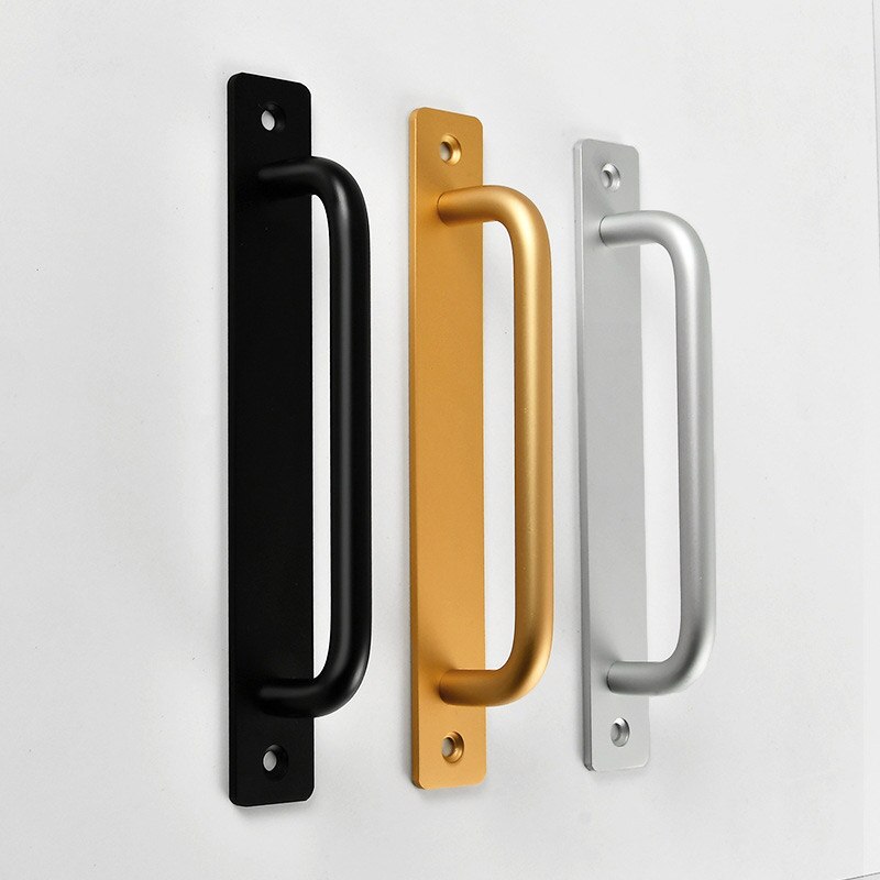 Modern Simple Cabinet Kitchen Door Handle Surface Mounted Aluminum Alloy Door Handle Door Hardware