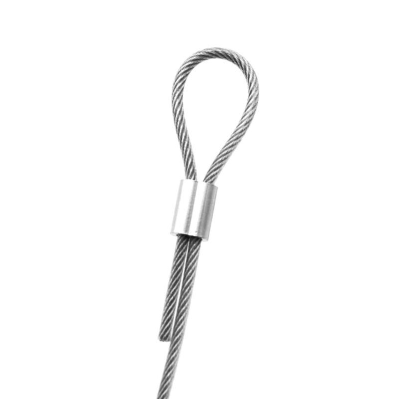 Cable de acero inoxidable suave de 10m 304, Cable de elevación de pesca 7*7, tendedero de 0,5mm/0,8mm/1mm/1,2mm/1,5mm/2mm/2,5mm/3mm