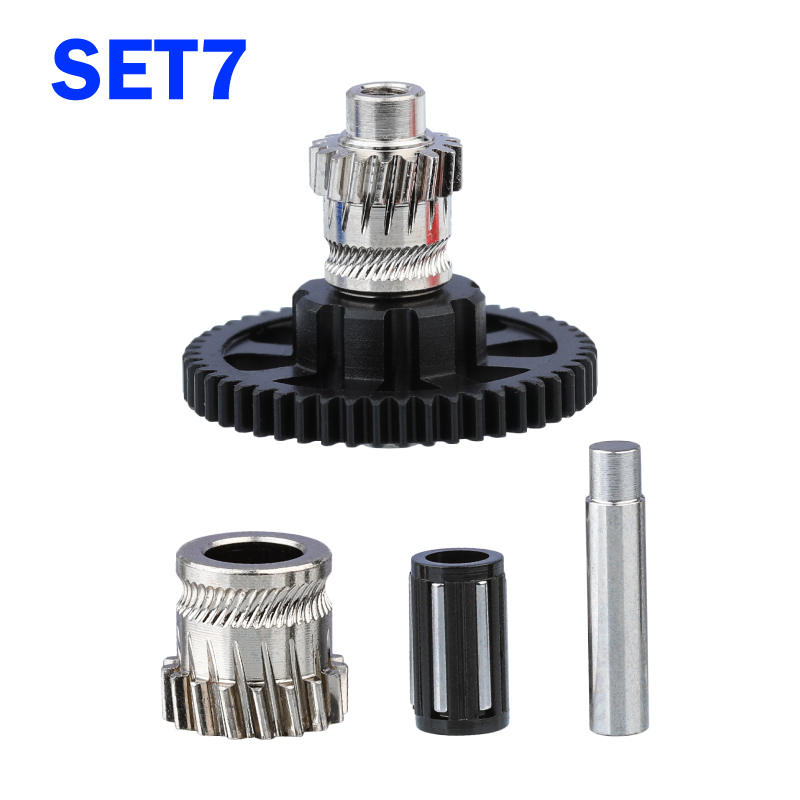 Mellow CNC All Metal Vz-Hextrudort-Low/WC Extruder With 8T/10T Motor One Shaft Twirl Gear For VzBoT 330 VZ235 HevORT 3D Printer: Gold