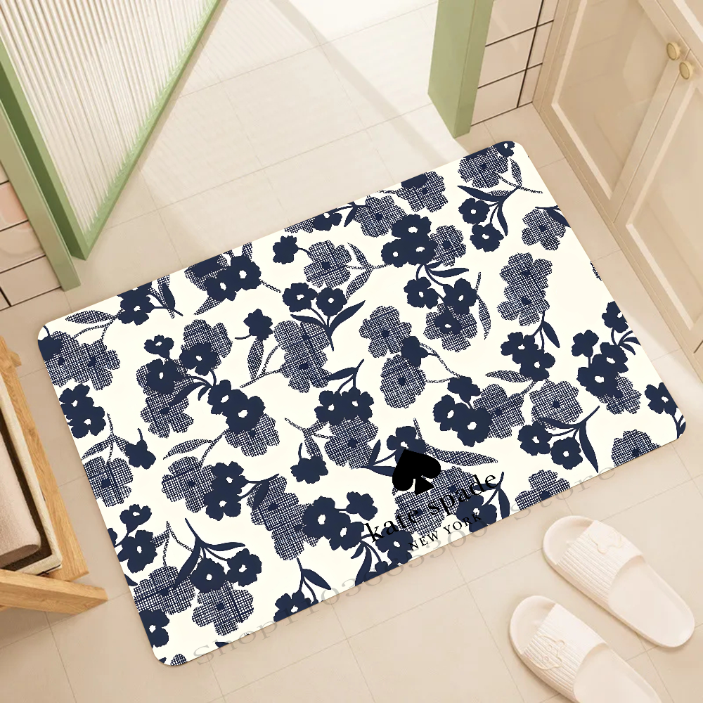 Alfombrilla con patrón de pala Kate para el hogar, felpudos absorbentes, antideslizantes, suministros de decoración del hogar