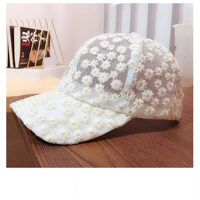 Gorra de béisbol de malla transpirable para mujer, visera para el sol, gorra de tenis de montañismo, Hip Hop, a la , combina con todo, ajustable