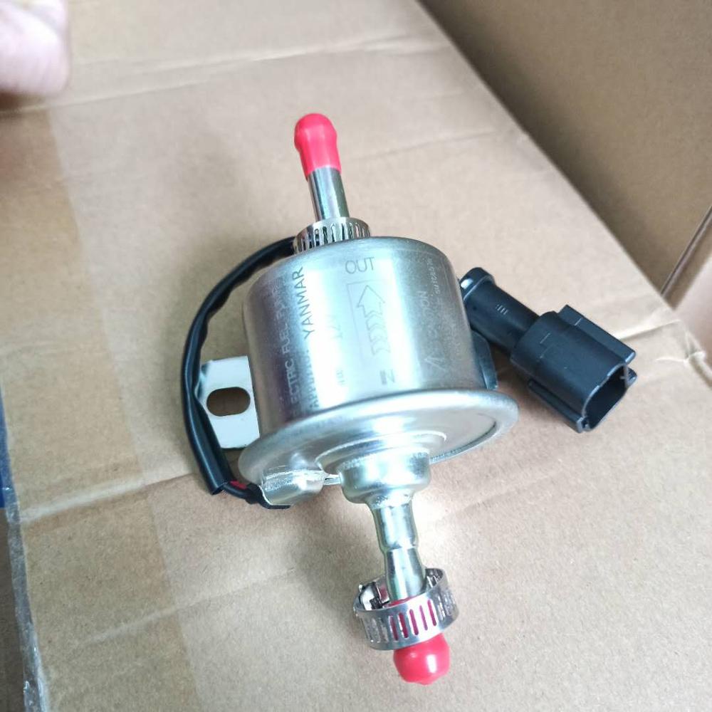 Hep -02a diesel bränsle lågtryck elektrisk bränslepump för yanmar grävmaskin delar 12v