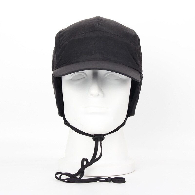 Volwassen winter sneeuwbestendige baseballpet in grote maten, outdoor ski-oordopjes met warme fluwelen dames- en herensportmuts in grote maten