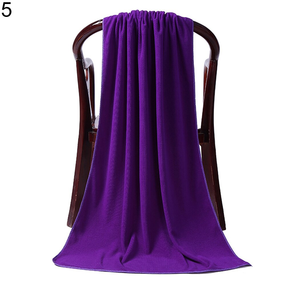 80 x 180cm Large Absorbent Microfiber Drying Beach Swim Sport Bath Towel Sheet Home Textile