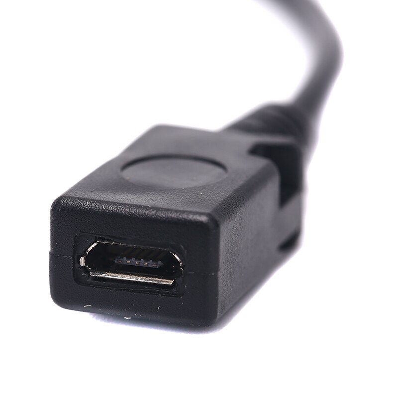 2 in 1 otg micro usb host power y splitter usb adapter naar micro 5 pin mannelijke vrouwelijke kabel