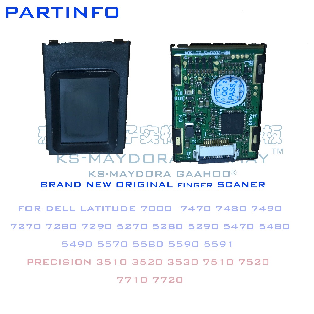 Scanner de impressão digital portátil para DELL PRECISION 3510 3520 3530 3531 7510 7520 7710 7720