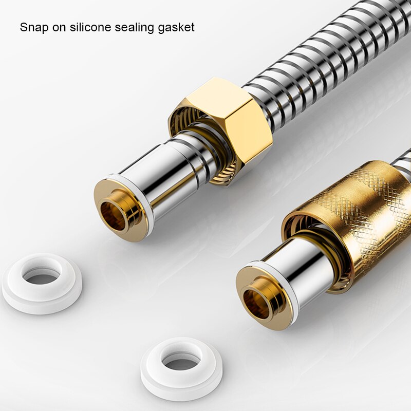 Tuyau Flexible de plomberie pour la maison, tuyau de douche de 1.5 / 2 mètres, Tube de douche en acier inoxydable, accessoires de buse de pulvérisation