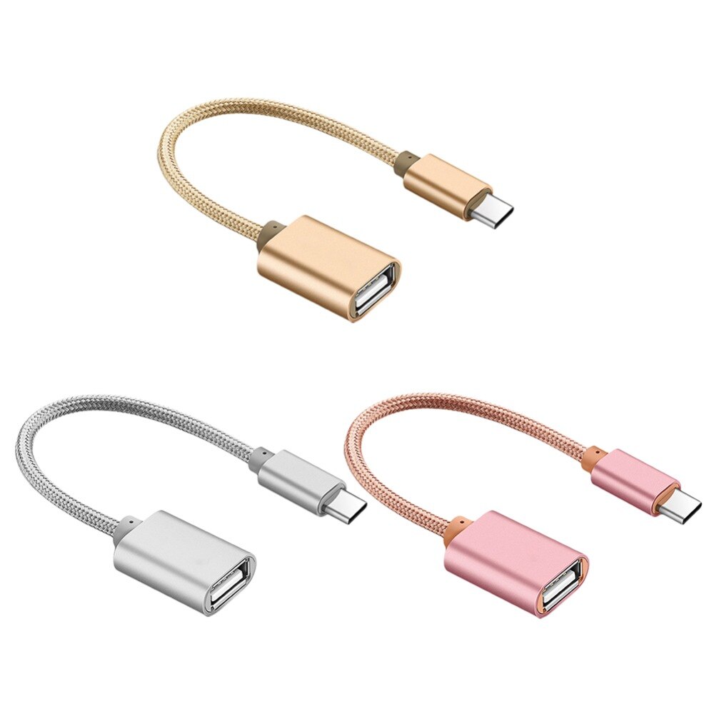 Adaptateur USB Type câble OTG Type C vers USB 2.0 adaptateur OTG type-c pour Samsung HUAWEI Xiaomi MacBook USBC OTG câble de téléphone portable