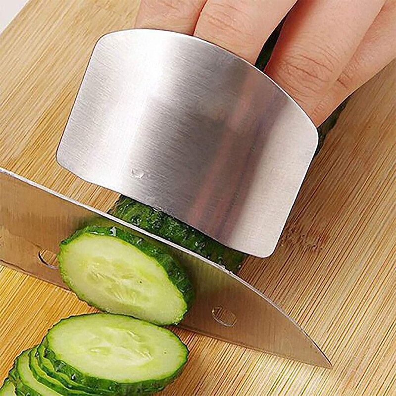 Stainless Steel Finger Guards for Cutting Knife Cutting Protector Tool Guard Finger Protector Avoid Hurting Slicing Chopping