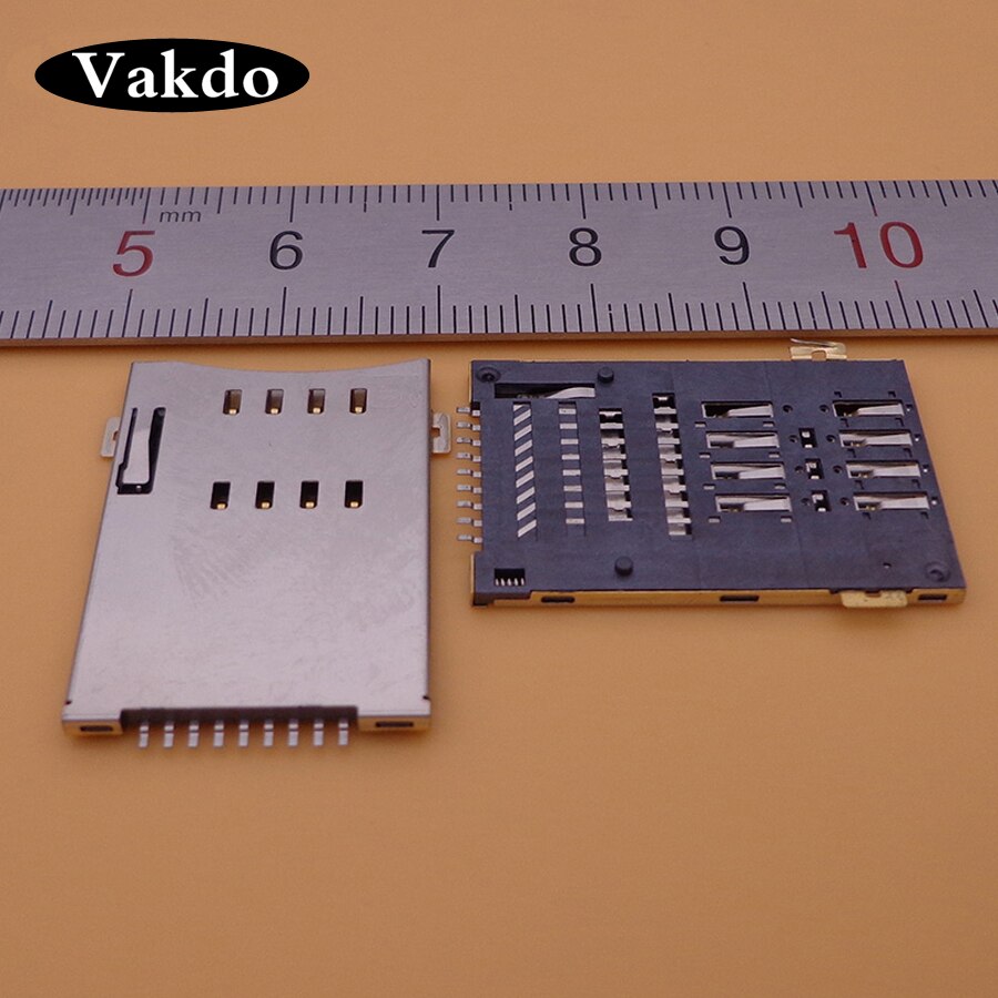 2X 100% Original Sim sd Karte Tablett Slot sockel Leser Für Huawei MediaPad 10 Verknüpfung S10-201U S10-201WA S7-932u s7-611 721U