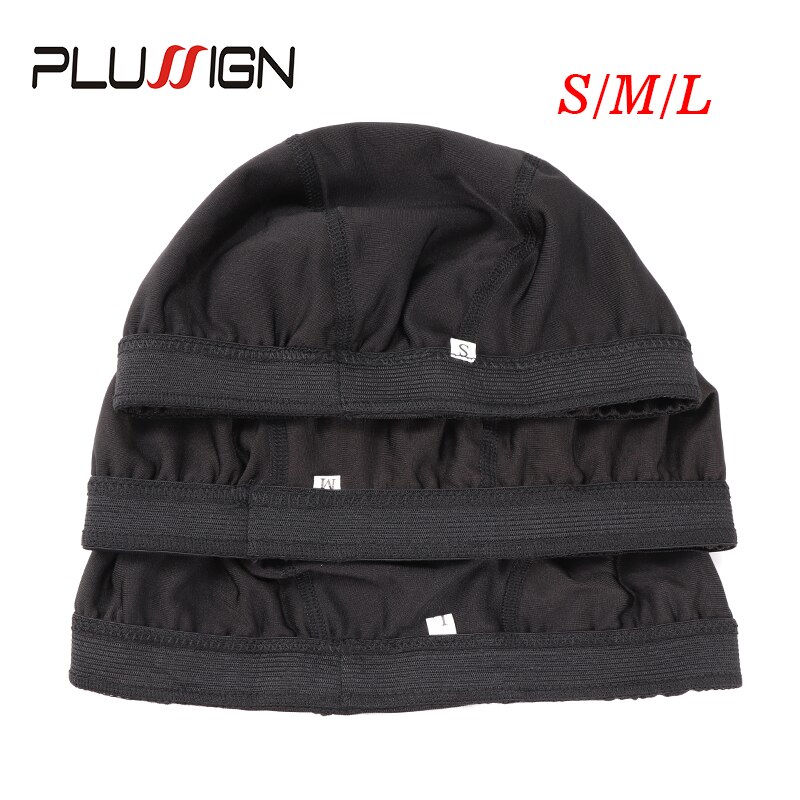 Gorro de malla con banda elástica para todas las personas, gorro de cúpula de encaje con parte en U, malla de pelo Mono, tamaño libre, 6 uds.