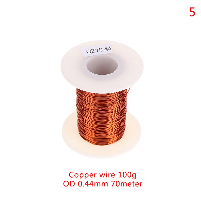 0.13mm to 1.25mm copper wire Magnet Wire Enameled Winding wire Coil Wire 100g: A5