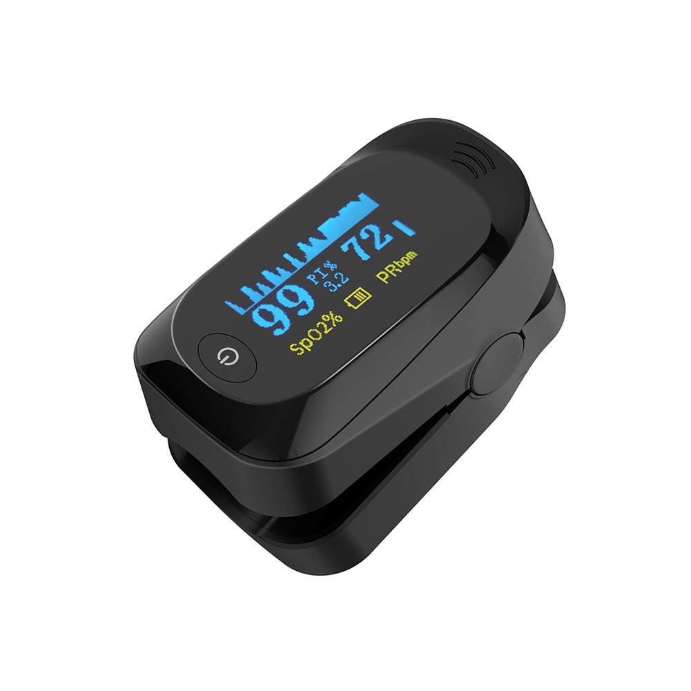 Portable Fingertip Pulse Oximeter Blood Oxygen Saturation Meter Monitor Pulse Oximeter Arterial Oxygen Saturation Monitor