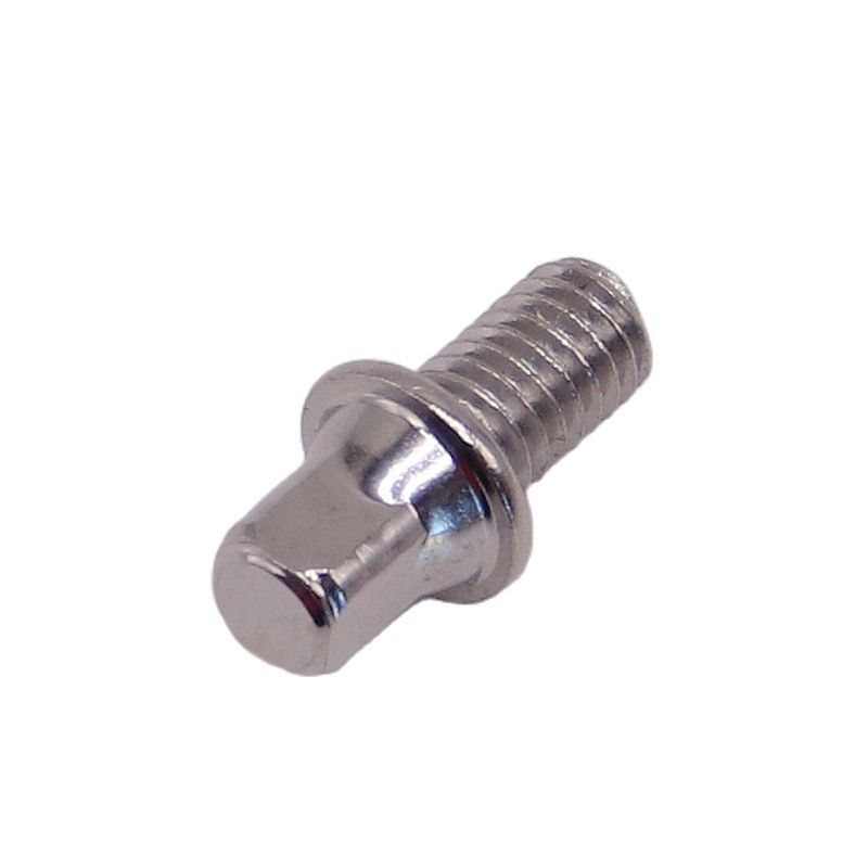 Argento M6 uso comune standard bulloni quadrati esterni bulloni a tamburo viti a tamburo 10mm 15mm 20mm 25mm 30mm 35mm lunghezza 6 pezzi 1 lotto