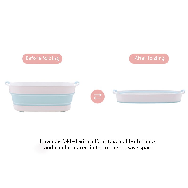 Badkamer Sauna Wastafel Opvouwbare Opslag Huishoudelijke Wastobbe Wastafel Draagbare Opvouwbare Voetbad Bad Voetmassage Plastic