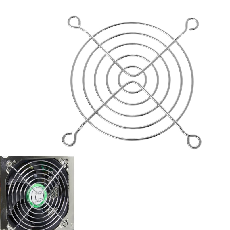 Ventilatorbeschermingsnetrooster 7cm dia ijzeren gaas veiligheidsrooster voor computerbehuizingventilatoren 40jb