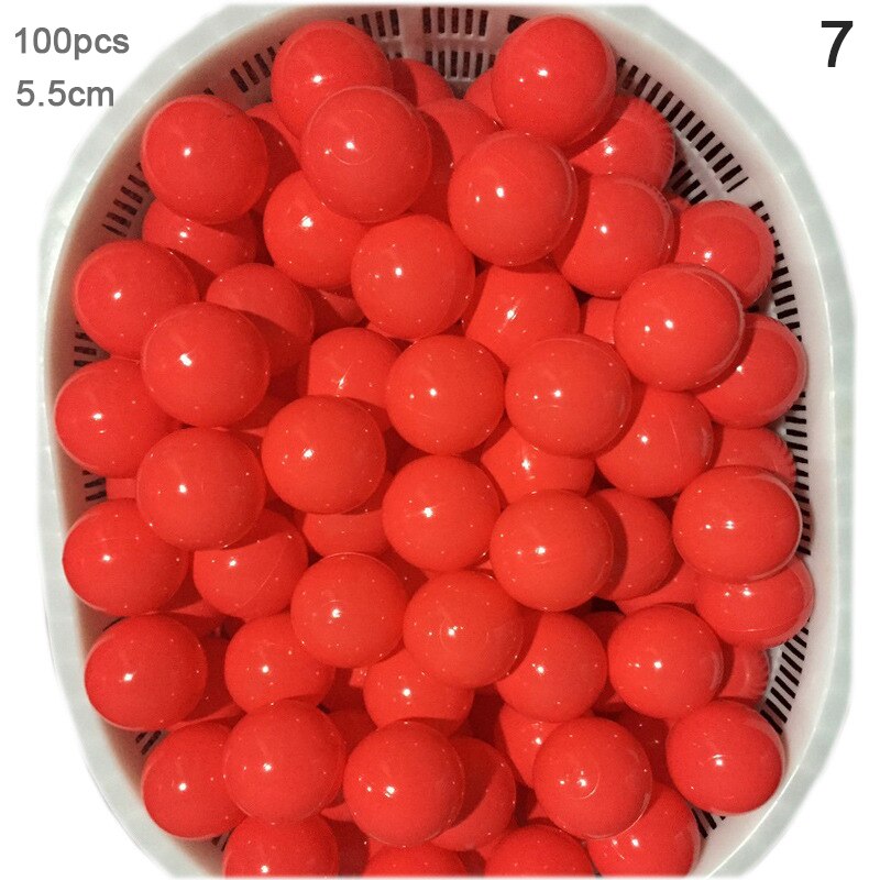 100x Eco Friendly Ball Plastic Ocean Ball Water Pool Ocean Wave Ball Outdoor Toy: A7