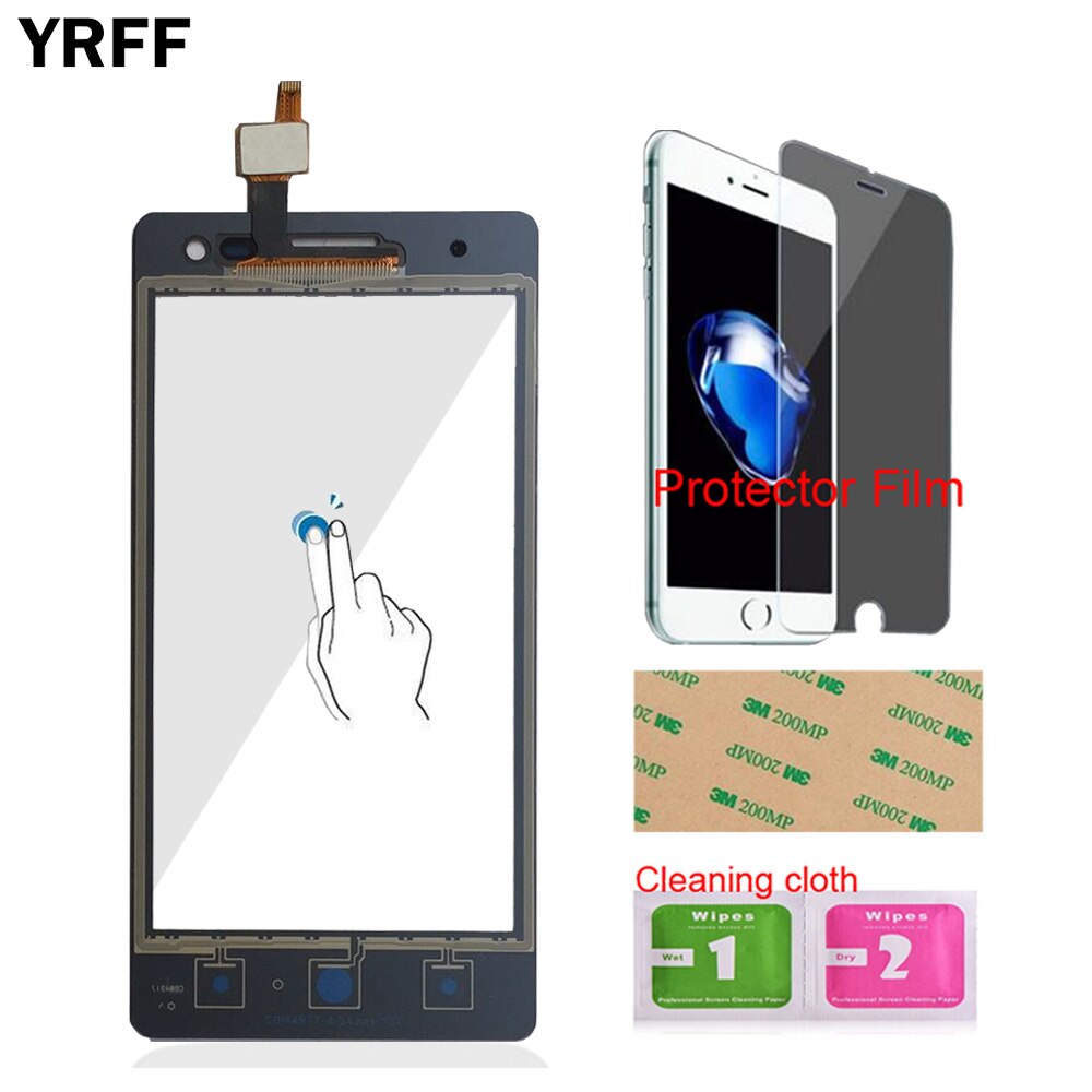 Puhelin kosketus zte blade  gf3 t320 v831 kosketusnäyttö digitoija etulasi paneeli ulompi linssin tunnistin työkalut suojakalvo liima