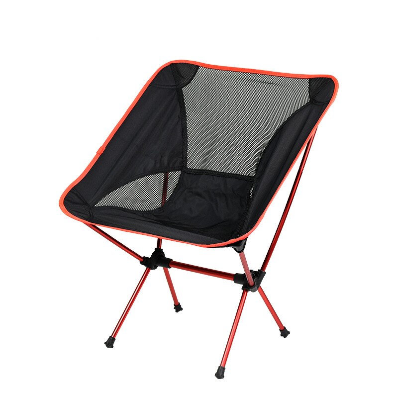 Camping udendørs foldestol bærbar ultralet månestol luftfart aluminiumslegering fiskestol camping strandstol