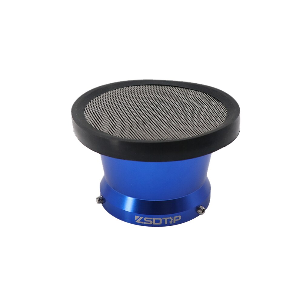 SCL Racing 50mm Motorcycle Air Filter Cup Wind Horn Cup With Rubber Mesh For PWK21 24 26 28 30mm PE28 30mm Carb: Blue with mesh