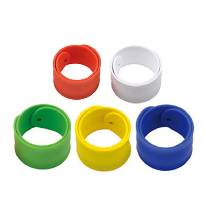 Silicone Slap Bracelets - 24-Pack Kids Soft Bracelets Party Favors for Girls and Boys Birthday, Classroom Rewards, Carni