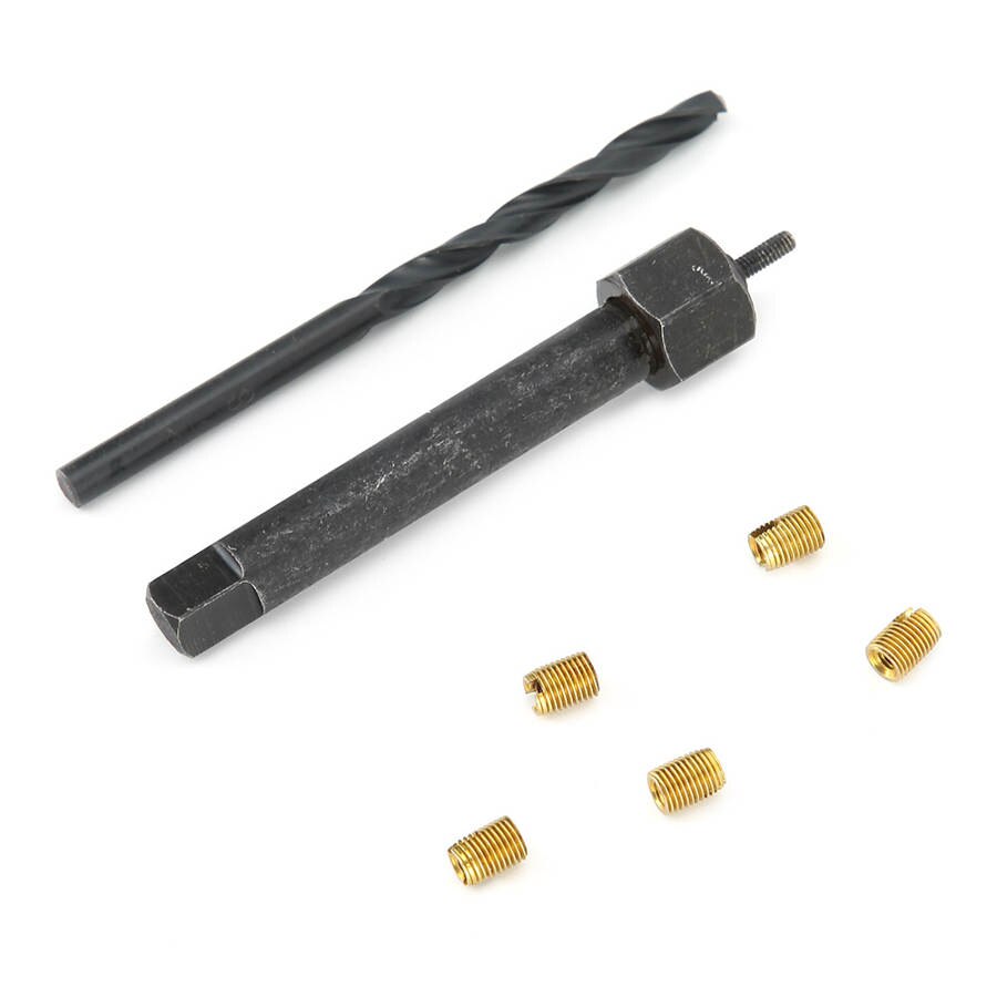 12pcs/Set M2 5*0 45 Thread Repair Tool Self Tapping Thread Insert Drill Bit Tool
