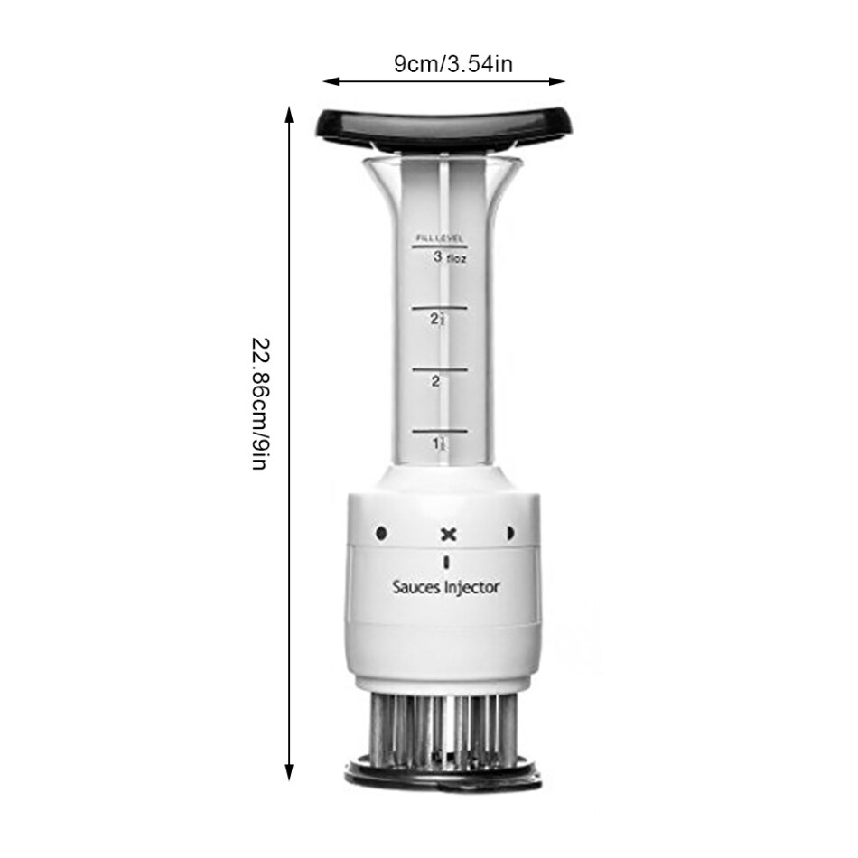 4YANG Multi fonction viande attendrisseur aiguille Steak viande injecteur Marinade saveur seringue Gadgets de cuisine outils de viande