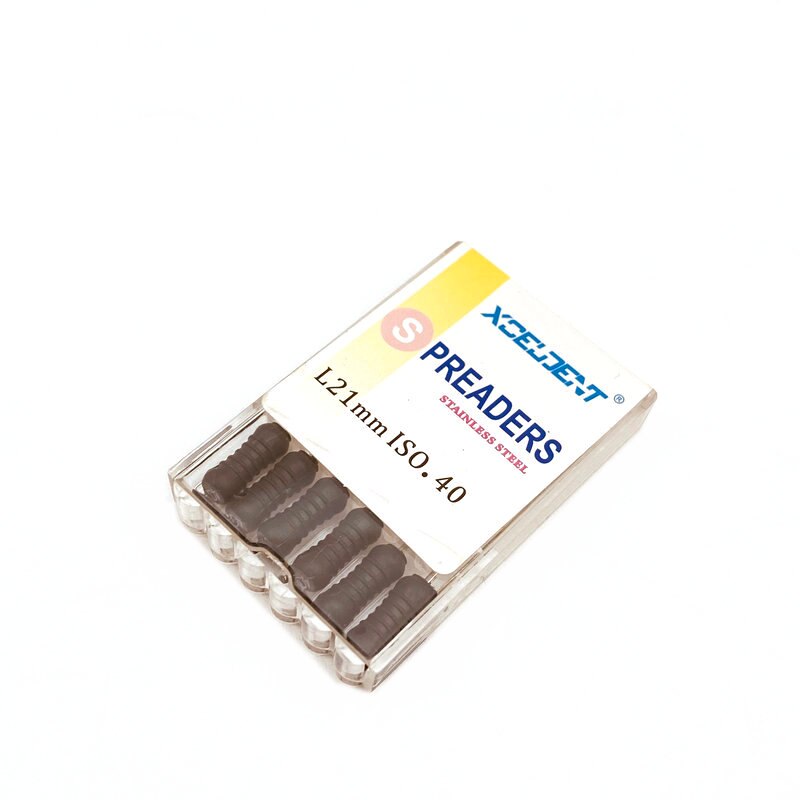 Zahn Edelstahl Treuer Zahn Finger Spreader für Wurzel Reinigung Zahnmedizin S-Datei: 21mm S-Datei  Nein.40
