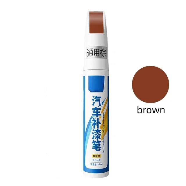 1Stck Auto Kratzer Reparatur Farbe Stift Auto berühren hoch Stifte Auto Kratzer Klar Entferner DIY Stifte Auto Zubehör Universal-: Braun