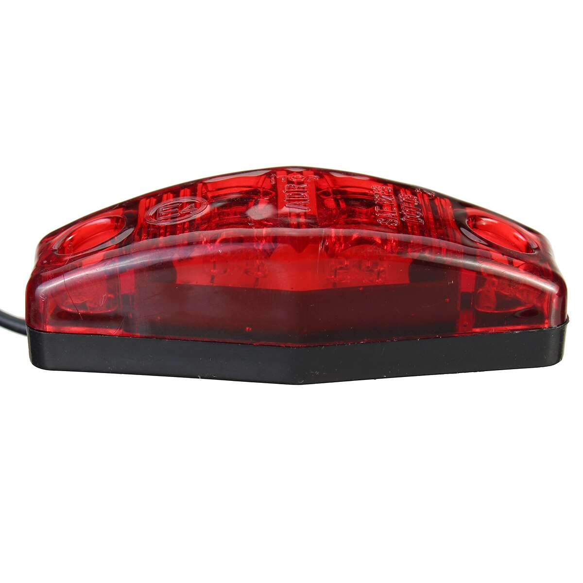 10Pcs 12V 24V Led Auto Truck Side Marker Blinker Externe Licht Flasher Strobe Signal Lamp Indicator voor Vrachtwagen Bus Van Rode