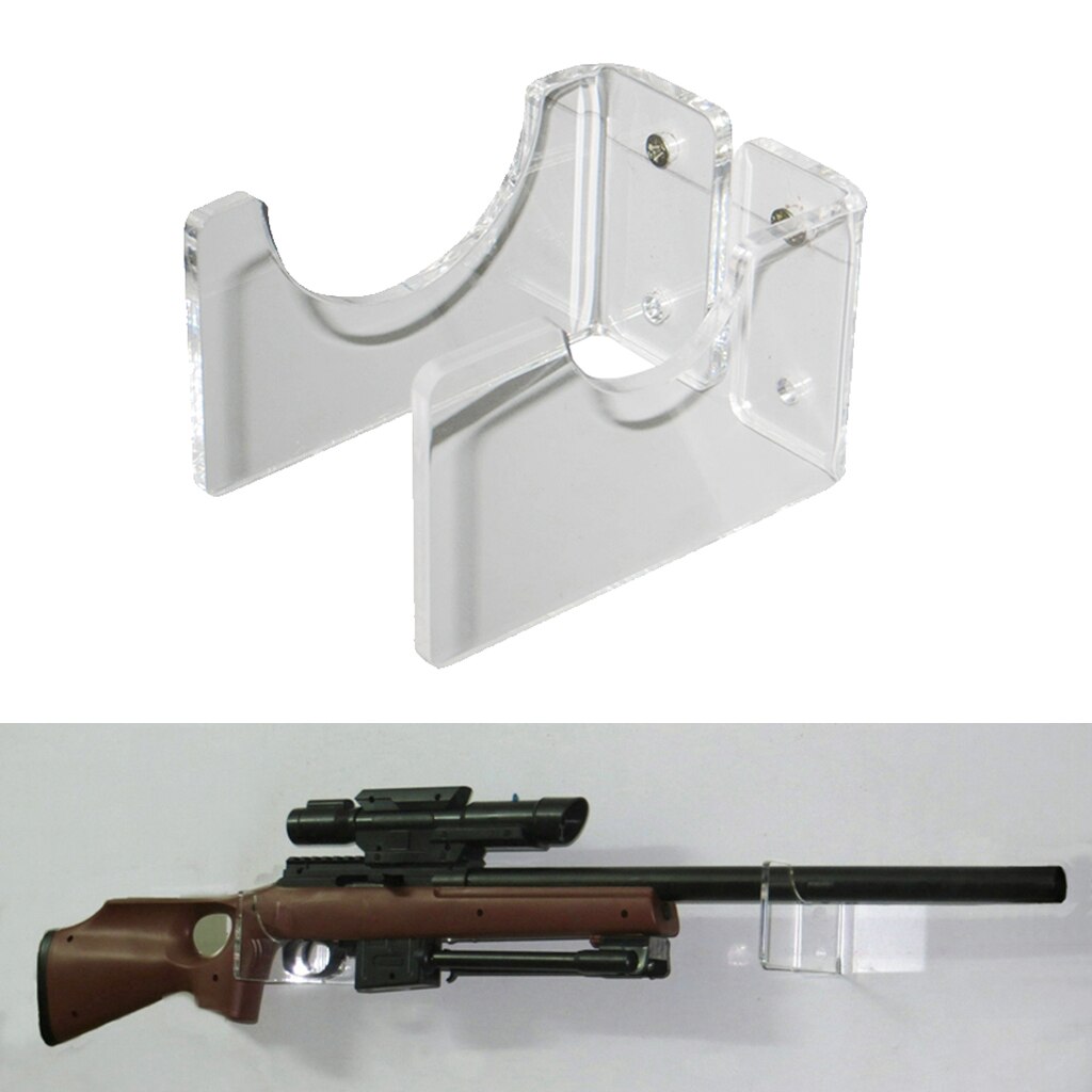 Porte-fusil de combat en acrylique transparent, support de pistolet, présentoir mural
