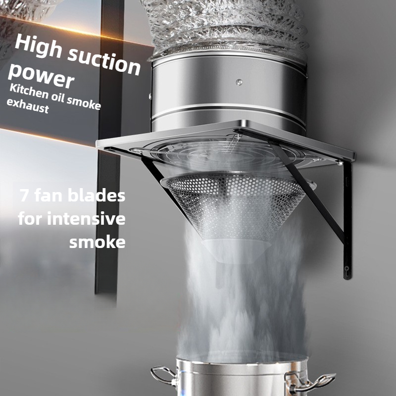 Ventilateur extracteur à grande vitesse, aérateur pour toilettes, aérateur pour fenêtre et mur, 6 ", 8"