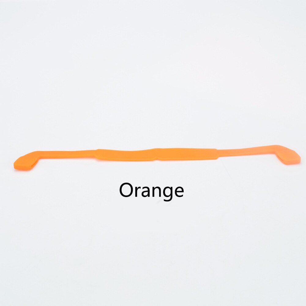 Sangle de lunettes de soleil en Silicone, 1 pièce, attache de lunettes de sécurité pour enfants, porte-cordon, corde de lunettes de sport: orange