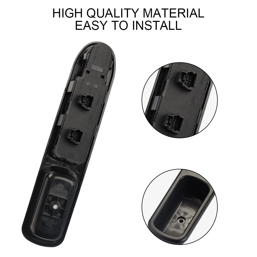 Driver Side Car Window Switch Button Electric Control For Peugeot 307 Brake SW CC 2000 Glass Frame Riser 6554.KT 6554KT