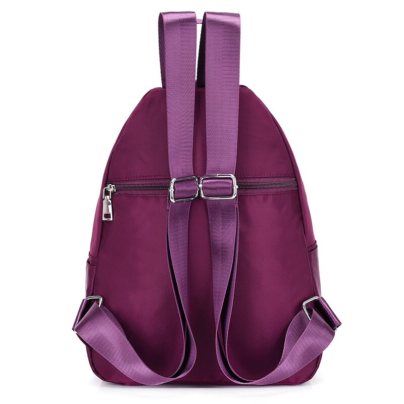 Vrouwen Waterdichte Nylon Rits Rugzak Reizen Ongedwongen Schoudertassen Schooltas Rugzakken Mode Sac Schooltassen Voor Tienermeisjes