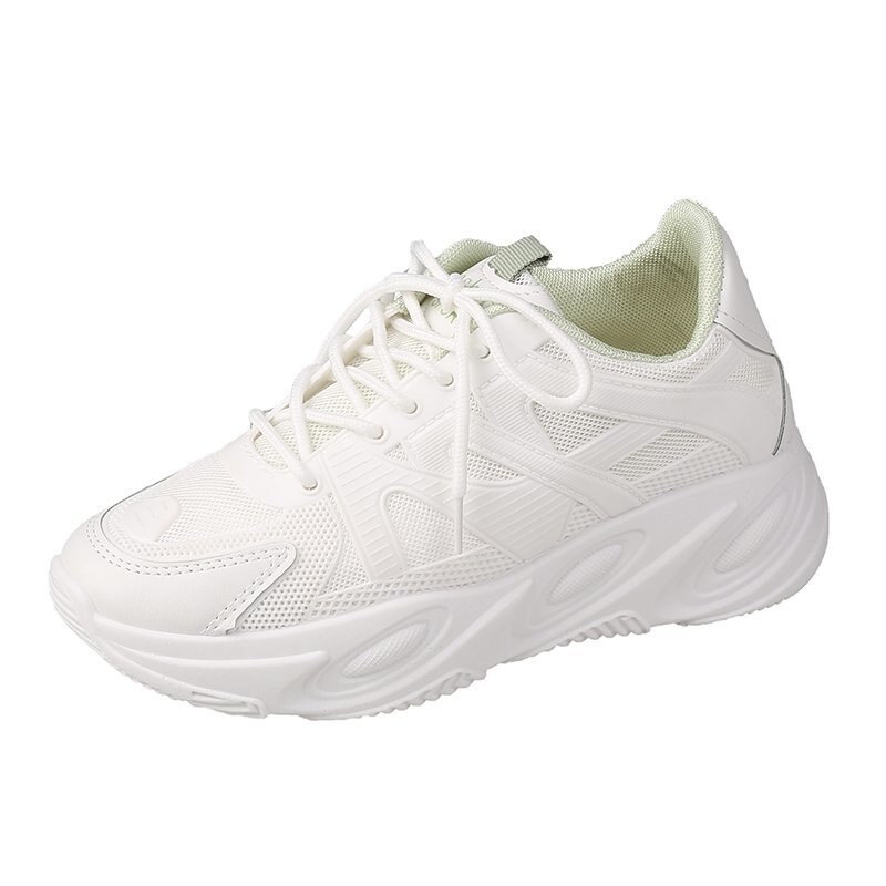 Style britannique chaussures coréennes bout rond Tennis femme cale Basket tout-Match chaussures femmes baskets décontractées