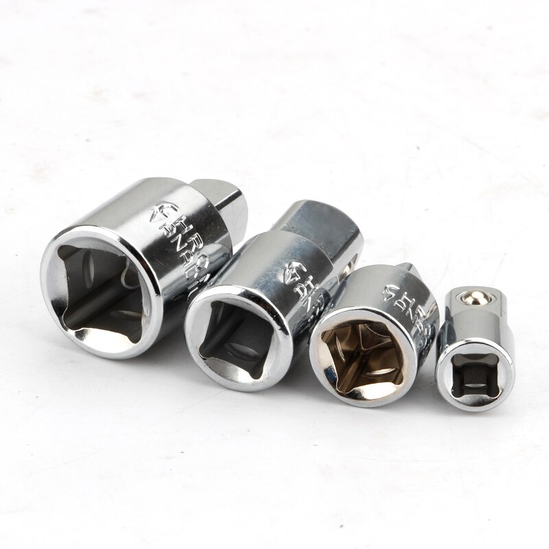 4 kpl räikkäavain hylsy adapteri vähennysmuunnin sarja 1/2 "  to 3/8 "  to 1/4 " käsityökalusarja crv steel