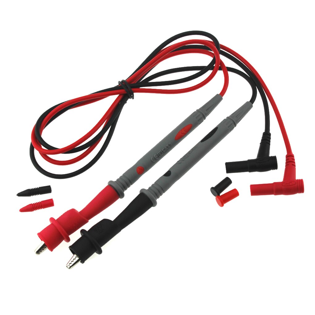 thumbnail image 2 of Uxcell Digital Multimeter Test Lead Set – 1000V 10A Probe Cables (2 Pcs) 2 of 5