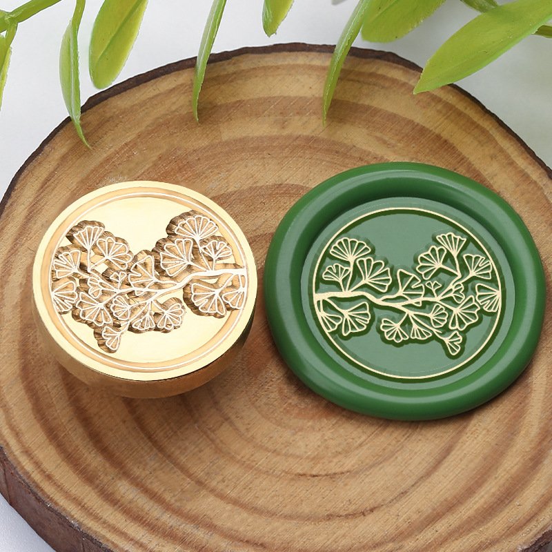 1pc 25mm plant bloem waszegelstempel sluitstempelkop voor kaarten enveloppen trouwuitnodigingen verpakkingen scrapbooking: Rozenrood