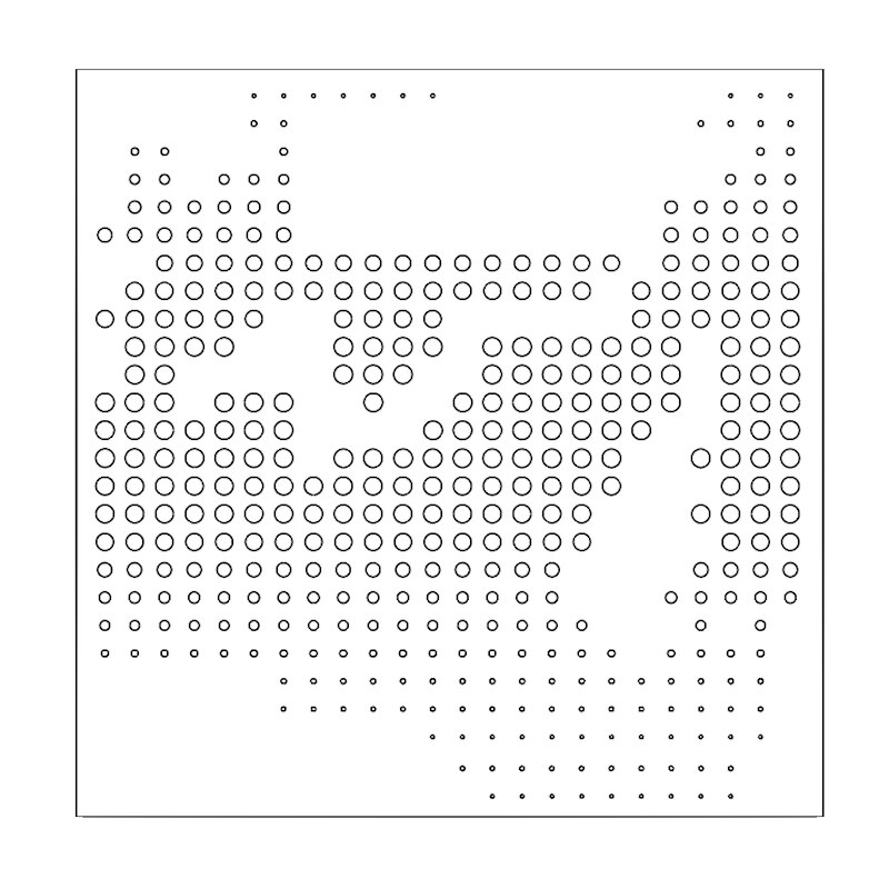 Mixed Shape Stripe Dots Circle Flowers Plastic Stencil DIY Card Album Make Scrapbook Handmade Stencil Drawing Sheet 09: 15