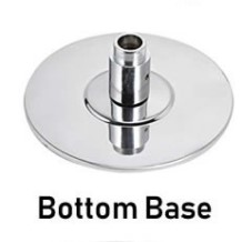 Diamater 45mm x 12.5-25-50 cm forlenger stangrør avtagbart forlengelsesrør stripper stangdans spinnstang eller ryggsekkoppbevaringspose