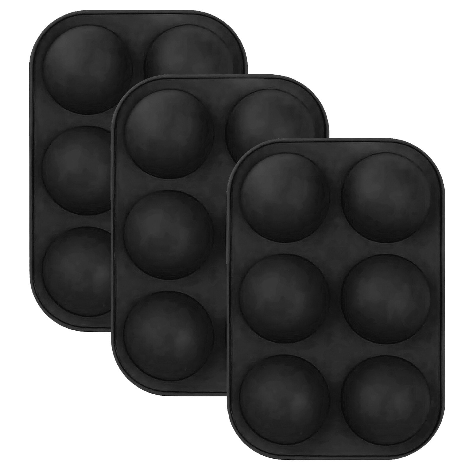 Keuken Gereedschap Half Bol Siliconen Zeep Mallen Bakvormen Taart Decoreren Gereedschappen Pudding Jelly Chocolade Fondant Ball Shape Mould
