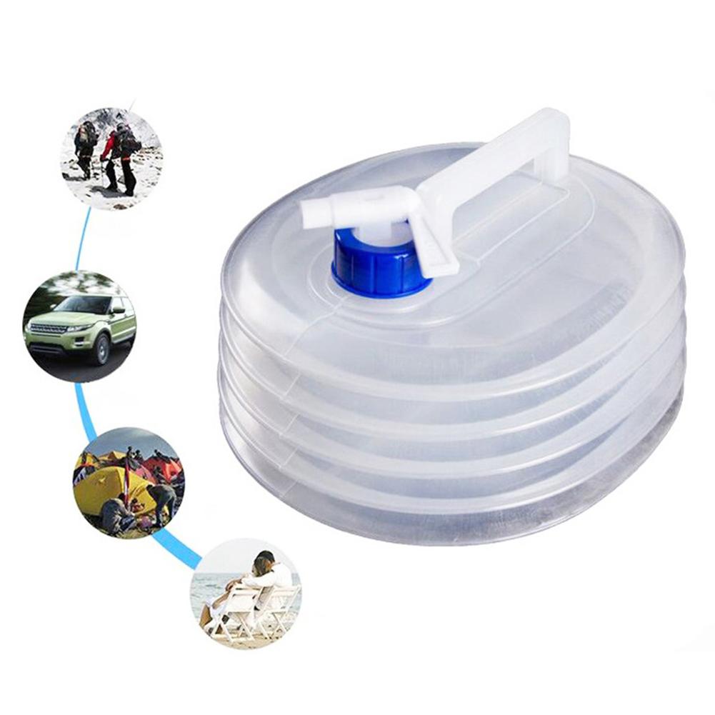 5/10/15L Grote Capaciteit Pe Opvouwbare Water Emmer Zak Fles Container Met Spigot Tap Voor Outdoor Camping wandelen Picknick Bbq