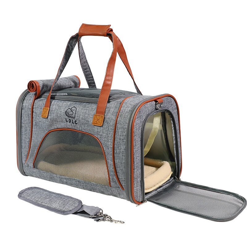 Kæledyr bæretasker bærbar lille hund rejsetaske oxford klud blød side åndbar kæledyr transport bæretaske til katte hund