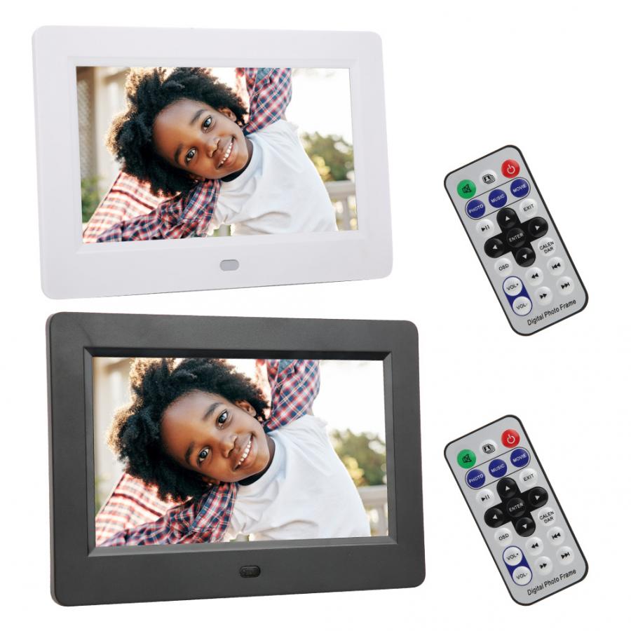 7 inch 800*480 HD Digital Photo Frame Screen Multiple Languages Screens Ratio 16:9