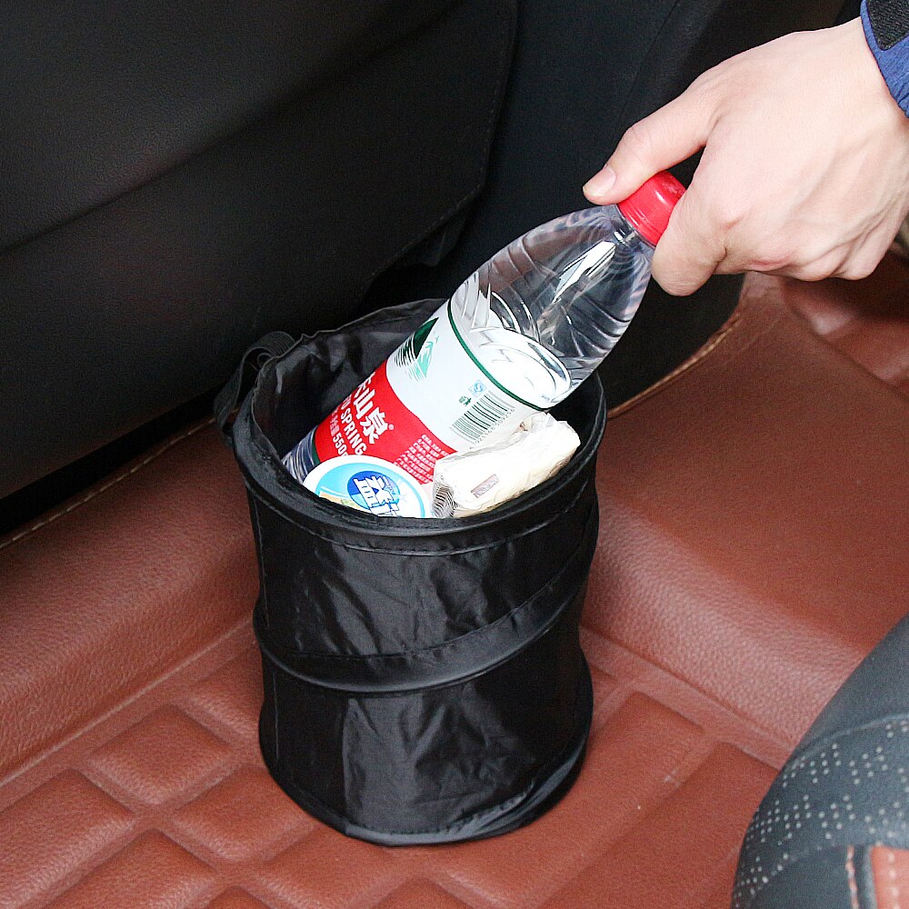 Foldbar lækagesikker bil skraldespand til mitsubishi outlander asx pajero chevrolet cruze aveo captiva trax mini cooper