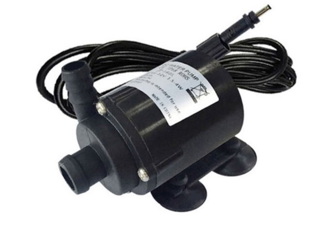 Mini DC brushless motor submersible water pump 12v 5v: port 4 / 12 volt