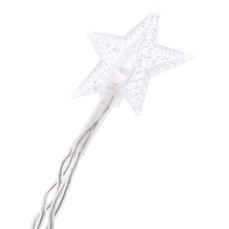 4m 40LED Star Shape String Lights Battery Powered Fairy Party Xmas Wedding Decor