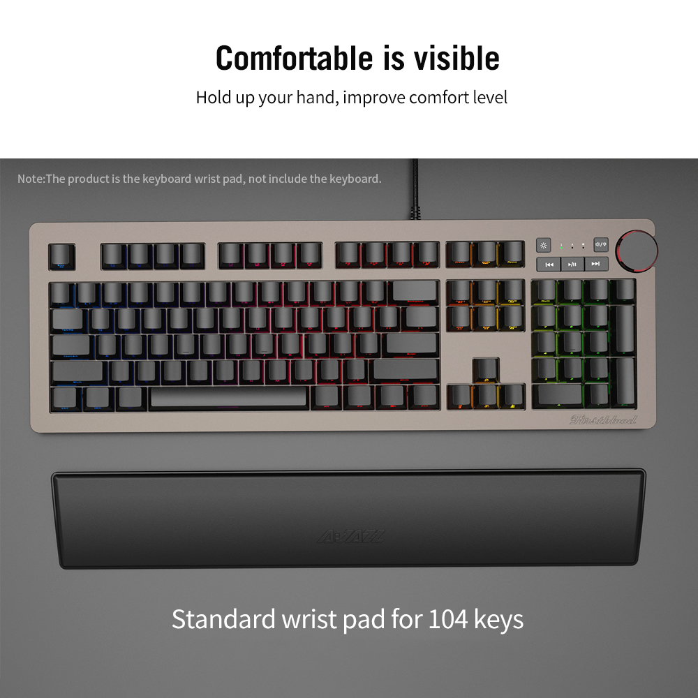 Ajazz Mechanical Keyboard Wrist Pad Ergonomic Comfort Memory Foam Keyboard Wrist Rest Pad For Home Office Computer